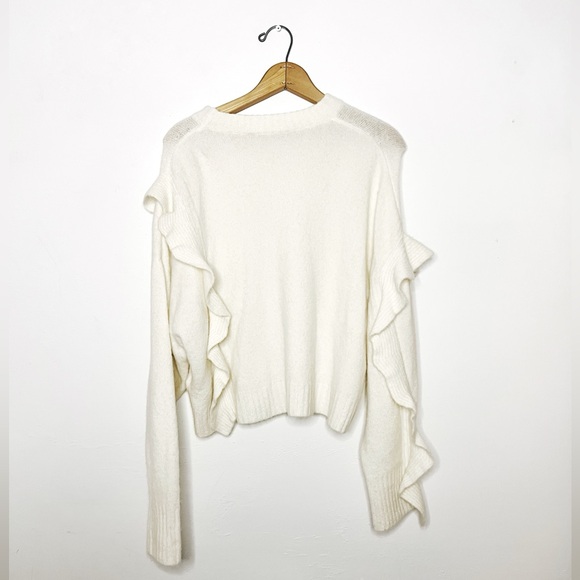 3.1 Phillip Lim | Cream Ruffle Sweater - Picture 5 of 8